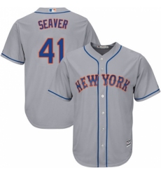 Youth Majestic New York Mets #41 Tom Seaver Replica Grey Road Cool Base MLB Jersey Youth Majestic New York Mets #41 Tom Seaver Replica Grey Road Cool Base MLB Jersey