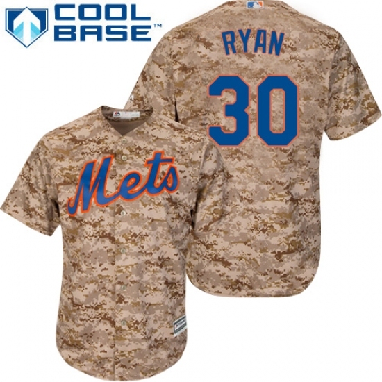 Men's Majestic New York Mets #30 Nolan Ryan Replica Camo Alternate Cool Base MLB Jersey Men's Majestic New York Mets #30 Nolan Ryan Replica Camo Alternate Cool Base MLB Jersey
