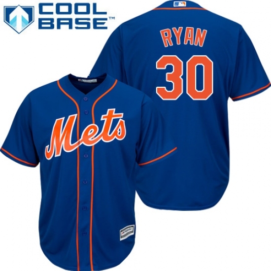 Youth Majestic New York Mets #30 Nolan Ryan Replica Royal Blue Alternate Home Cool Base MLB Jersey Youth Majestic New York Mets #30 Nolan Ryan Replica Royal Blue Alternate Home Cool Base MLB Jersey