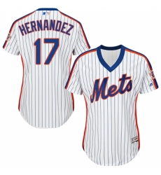 Women's Majestic New York Mets #17 Keith Hernandez Replica White Alternate Cool Base MLB Jersey