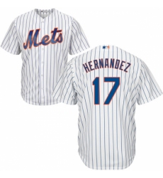 Youth Majestic New York Mets #17 Keith Hernandez Replica White Home Cool Base MLB Jersey