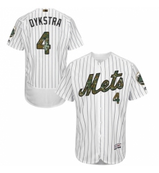Men's Majestic New York Mets #4 Lenny Dykstra Authentic White 2016 Memorial Day Fashion Flex Base MLB Jersey Men's Majestic New York Mets #4 Lenny Dykstra Authentic White 2016 Memorial Day Fashion Flex Base MLB Jersey