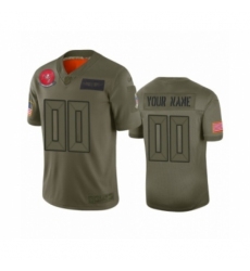 Men's Tampa Bay Buccaneers Customized Camo 2019 Salute to Service Limited Jersey