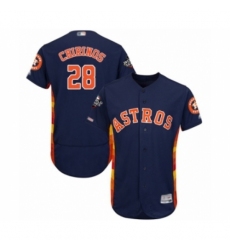 Men's Houston Astros #28 Robinson Chirinos Navy Blue Alternate Flex Base Authentic Collection 2019 World Series Bound Baseball Jersey Men's Houston Astros #28 Robinson Chirinos Navy Blue Alternate Flex Base Authentic Collection 2019 World Series Bound Baseball Jersey
