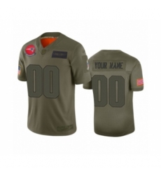 Men's New England Patriots Customized Camo 2019 Salute to Service Limited Jersey