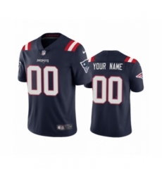 New England Patriots Custom Navy 2020 Vapor Limited Jersey