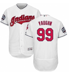 Men's Majestic Cleveland Indians #99 Ricky Vaughn White 2016 World Series Bound Flexbase Authentic Collection MLB Jersey
