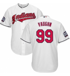 Youth Majestic Cleveland Indians #99 Ricky Vaughn Authentic White Home 2016 World Series Bound Cool Base MLB Jersey