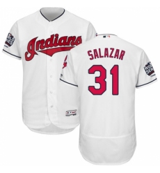 Men's Majestic Cleveland Indians #31 Danny Salazar White 2016 World Series Bound Flexbase Authentic Collection MLB Jersey Men's Majestic Cleveland Indians #31 Danny Salazar White 2016 World Series Bound Flexbase Authentic Collection MLB Jersey