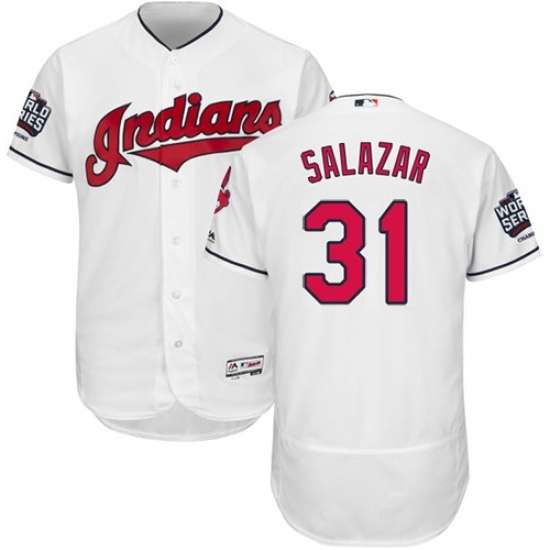 Men's Majestic Cleveland Indians #31 Danny Salazar White 2016 World Series Bound Flexbase Authentic Collection MLB Jersey Men's Majestic Cleveland Indians #31 Danny Salazar White 2016 World Series Bound Flexbase Authentic Collection MLB Jersey