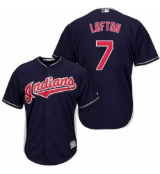 Men's Majestic Cleveland Indians #7 Kenny Lofton Replica Navy Blue Alternate 1 Cool Base MLB Jersey Men's Majestic Cleveland Indians #7 Kenny Lofton Replica Navy Blue Alternate 1 Cool Base MLB Jersey