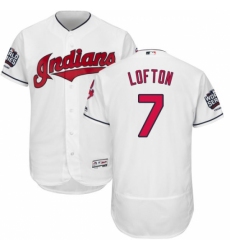 Men's Majestic Cleveland Indians #7 Kenny Lofton White 2016 World Series Bound Flexbase Authentic Collection MLB Jersey Men's Majestic Cleveland Indians #7 Kenny Lofton White 2016 World Series Bound Flexbase Authentic Collection MLB Jersey