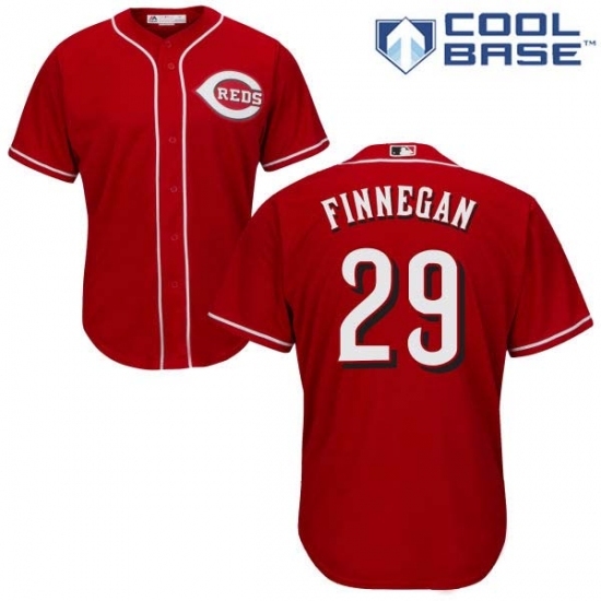 Youth Majestic Cincinnati Reds #29 Brandon Finnegan Replica Red Alternate Cool Base MLB Jersey Youth Majestic Cincinnati Reds #29 Brandon Finnegan Replica Red Alternate Cool Base MLB Jersey