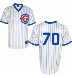 Men's Majestic Chicago Cubs #70 Joe Maddon Replica White 1988 Turn Back The Clock Cool Base MLB Jersey