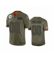 Men's Los Angeles Rams Customized Camo 2019 Salute to Service Limited Jersey
