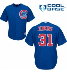Men's Majestic Chicago Cubs #31 Fergie Jenkins Replica Royal Blue Alternate Cool Base MLB Jersey