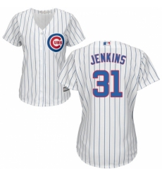 Women's Majestic Chicago Cubs #31 Fergie Jenkins Replica White Home Cool Base MLB Jersey