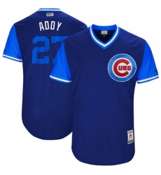 Men's Majestic Chicago Cubs #27 Addison Russell 