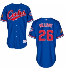 Men's Majestic Chicago Cubs #26 Billy Williams Replica Royal Blue 1994 Turn Back The Clock MLB Jersey