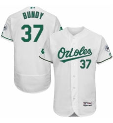 Men's Majestic Baltimore Orioles #37 Dylan Bundy White Celtic Flexbase Authentic Collection MLB Jersey