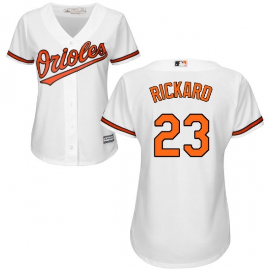 Women's Majestic Baltimore Orioles #23 Joey Rickard Authentic White Home Cool Base MLB Jersey Women's Majestic Baltimore Orioles #23 Joey Rickard Authentic White Home Cool Base MLB Jersey