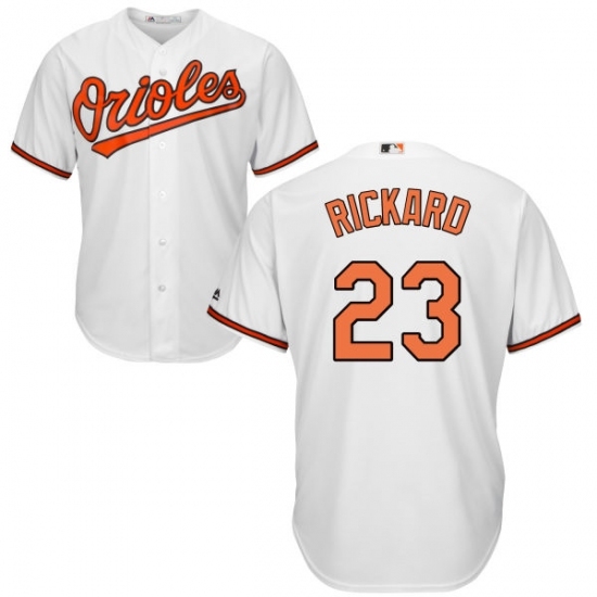 Youth Majestic Baltimore Orioles #23 Joey Rickard Replica White Home Cool Base MLB Jersey Youth Majestic Baltimore Orioles #23 Joey Rickard Replica White Home Cool Base MLB Jersey