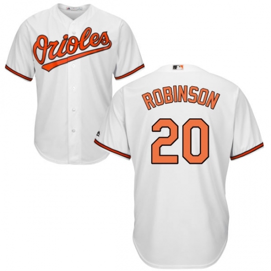 Youth Majestic Baltimore Orioles #20 Frank Robinson Replica White Home Cool Base MLB Jersey Youth Majestic Baltimore Orioles #20 Frank Robinson Replica White Home Cool Base MLB Jersey