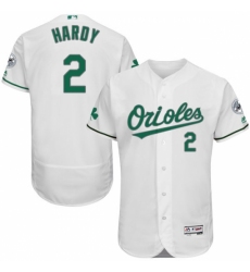 Men's Majestic Baltimore Orioles #2 J.J. Hardy White Celtic Flexbase Authentic Collection MLB Jersey Men's Majestic Baltimore Orioles #2 J.J. Hardy White Celtic Flexbase Authentic Collection MLB Jersey