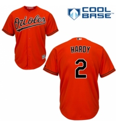 Youth Majestic Baltimore Orioles #2 J.J. Hardy Replica Orange Alternate Cool Base MLB Jersey Youth Majestic Baltimore Orioles #2 J.J. Hardy Replica Orange Alternate Cool Base MLB Jersey