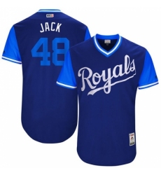 Men's Majestic Kansas City Royals #48 Joakim Soria 