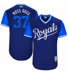 Men's Majestic Kansas City Royals #37 Brandon Moss 