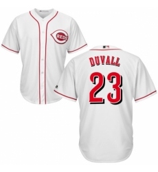 Youth Majestic Cincinnati Reds #23 Adam Duvall Replica White Home Cool Base MLB Jersey Youth Majestic Cincinnati Reds #23 Adam Duvall Replica White Home Cool Base MLB Jersey