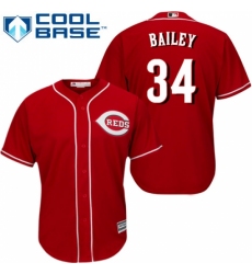 Youth Majestic Cincinnati Reds #34 Homer Bailey Replica Red Alternate Cool Base MLB Jersey Youth Majestic Cincinnati Reds #34 Homer Bailey Replica Red Alternate Cool Base MLB Jersey
