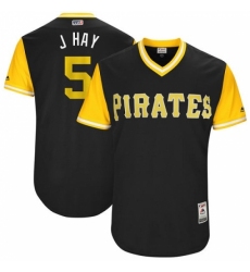 Men's Majestic Pittsburgh Pirates #5 Josh Harrison 