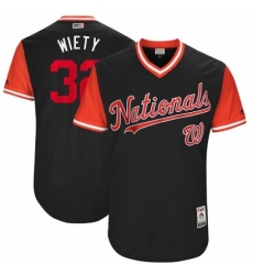 Men's Majestic Washington Nationals #32 Matt Wieters 