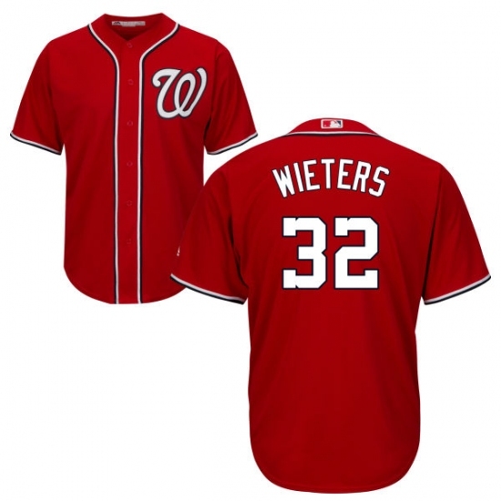Youth Majestic Washington Nationals #32 Matt Wieters Replica Red Alternate 1 Cool Base MLB Jersey Youth Majestic Washington Nationals #32 Matt Wieters Replica Red Alternate 1 Cool Base MLB Jersey