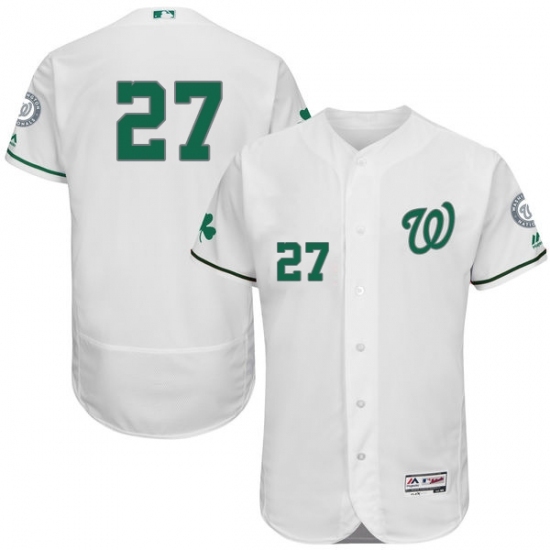 Men's Majestic Washington Nationals #27 Shawn Kelley White Celtic Flexbase Authentic Collection MLB Jersey Men's Majestic Washington Nationals #27 Shawn Kelley White Celtic Flexbase Authentic Collection MLB Jersey