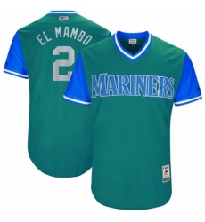 Men's Majestic Seattle Mariners #2 Jean Segura 