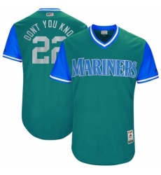Men's Majestic Seattle Mariners #22 Robinson Cano 