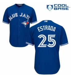 Youth Majestic Toronto Blue Jays #25 Marco Estrada Replica Blue Alternate MLB Jersey Youth Majestic Toronto Blue Jays #25 Marco Estrada Replica Blue Alternate MLB Jersey