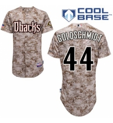 Men's Majestic Arizona Diamondbacks #44 Paul Goldschmidt Authentic Camo Cool Base MLB Jersey