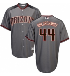 Men's Majestic Arizona Diamondbacks #44 Paul Goldschmidt Authentic Grey Road Cool Base MLB Jersey