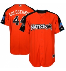 Men's Majestic Arizona Diamondbacks #44 Paul Goldschmidt Replica Orange National League 2017 MLB All-Star MLB Jersey