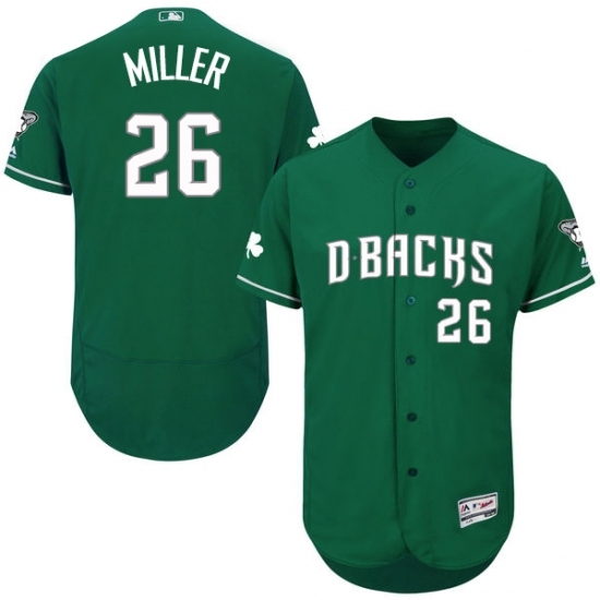 Men's Majestic Arizona Diamondbacks #26 Shelby Miller Green Celtic Flexbase Authentic Collection MLB Jersey Men's Majestic Arizona Diamondbacks #26 Shelby Miller Green Celtic Flexbase Authentic Collection MLB Jersey