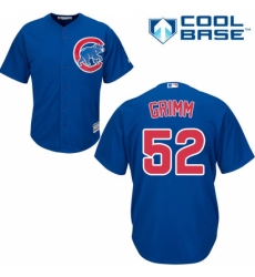 Men's Majestic Chicago Cubs #52 Justin Grimm Replica Royal Blue Alternate Cool Base MLB Jersey