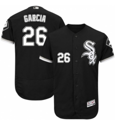 Men's Majestic Chicago White Sox #26 Avisail Garcia Black Flexbase Authentic Collection MLB Jersey