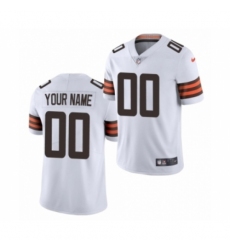Cleveland Browns Custom White 2020 Vapor Limited Jersey