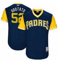 Men's Majestic San Diego Padres #52 Brad Hand 