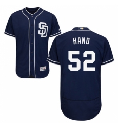 Men's Majestic San Diego Padres #52 Brad Hand Navy Blue Flexbase Authentic Collection MLB Jersey