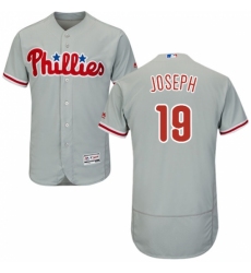 Men's Majestic Philadelphia Phillies #19 Tommy Joseph Grey Flexbase Authentic Collection MLB Jersey
